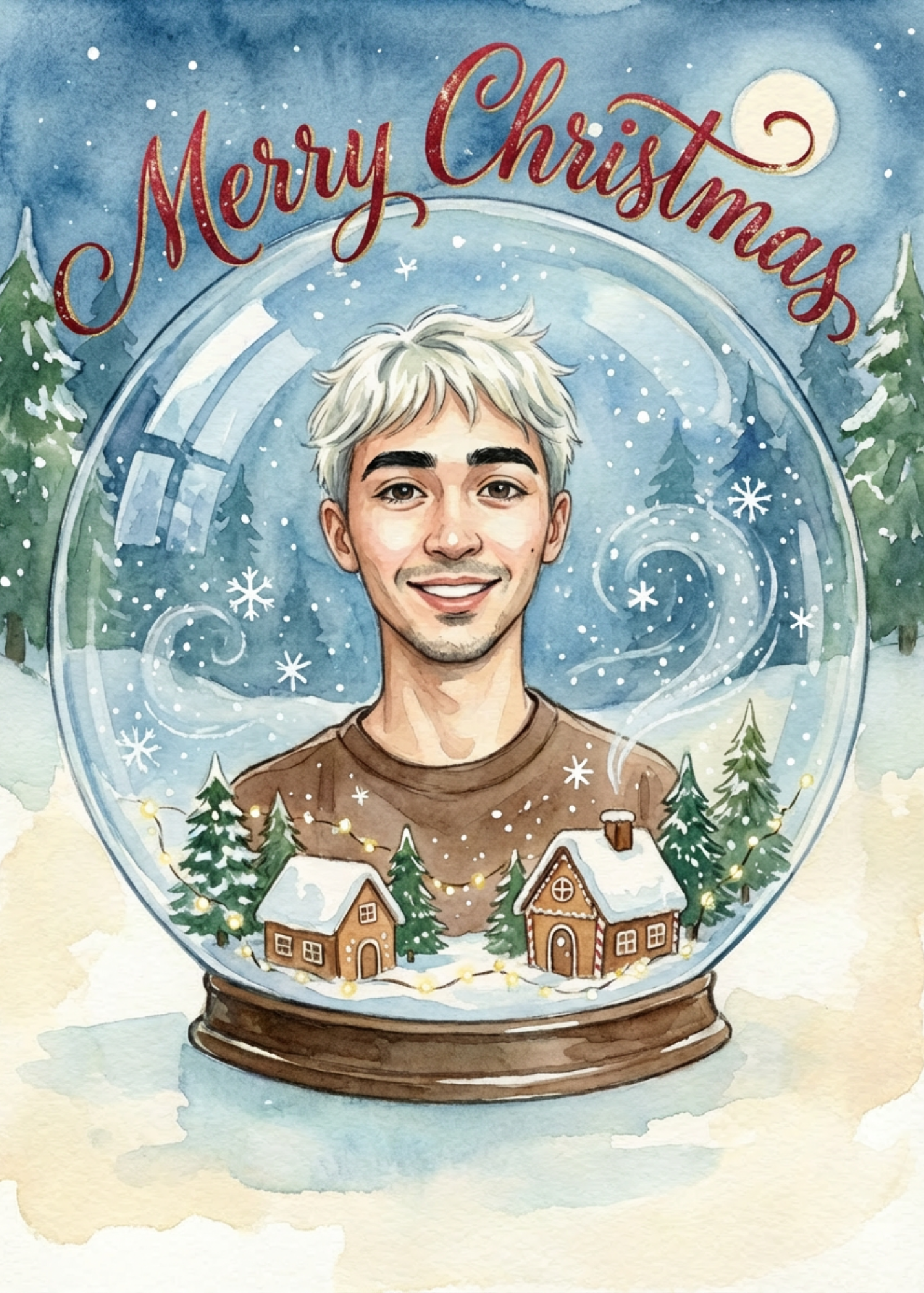 Your Face in a Snowglobe (Yes, Really)