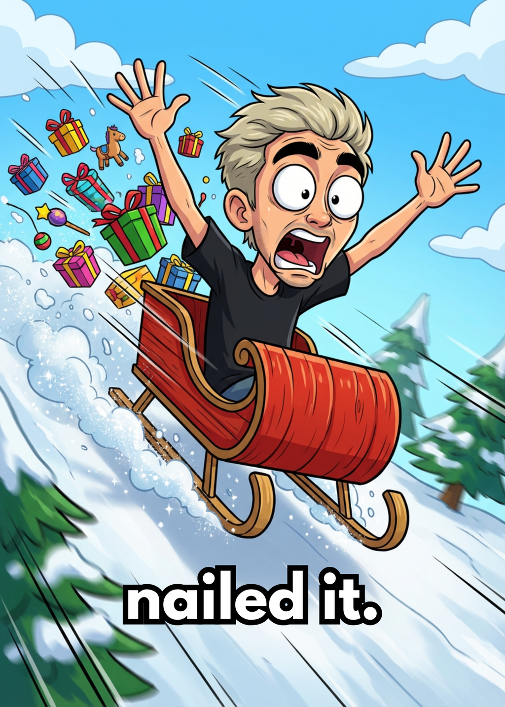 You in a Silly Sleigh Ride