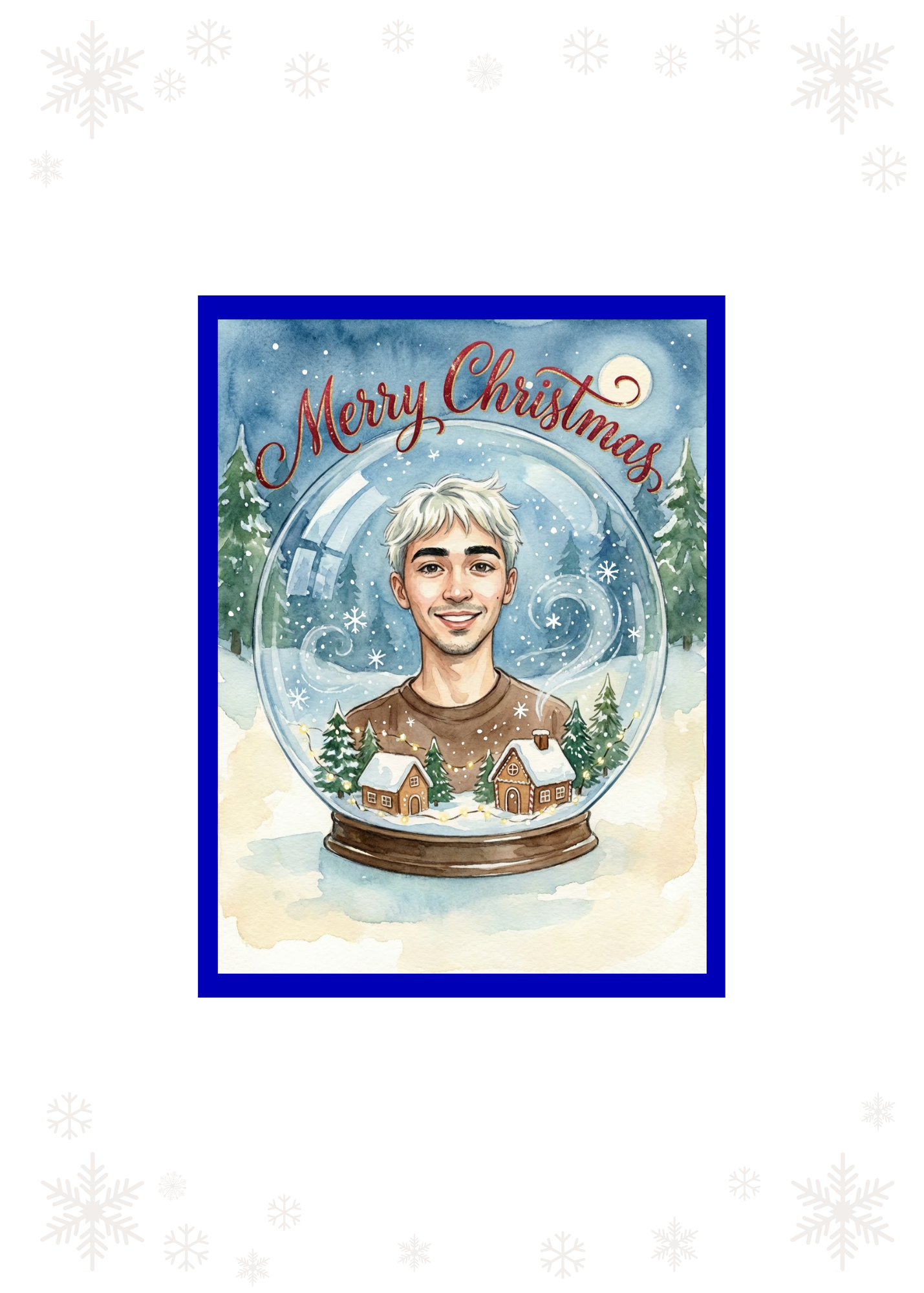 Your Face in a Snowglobe (Yes, Really)