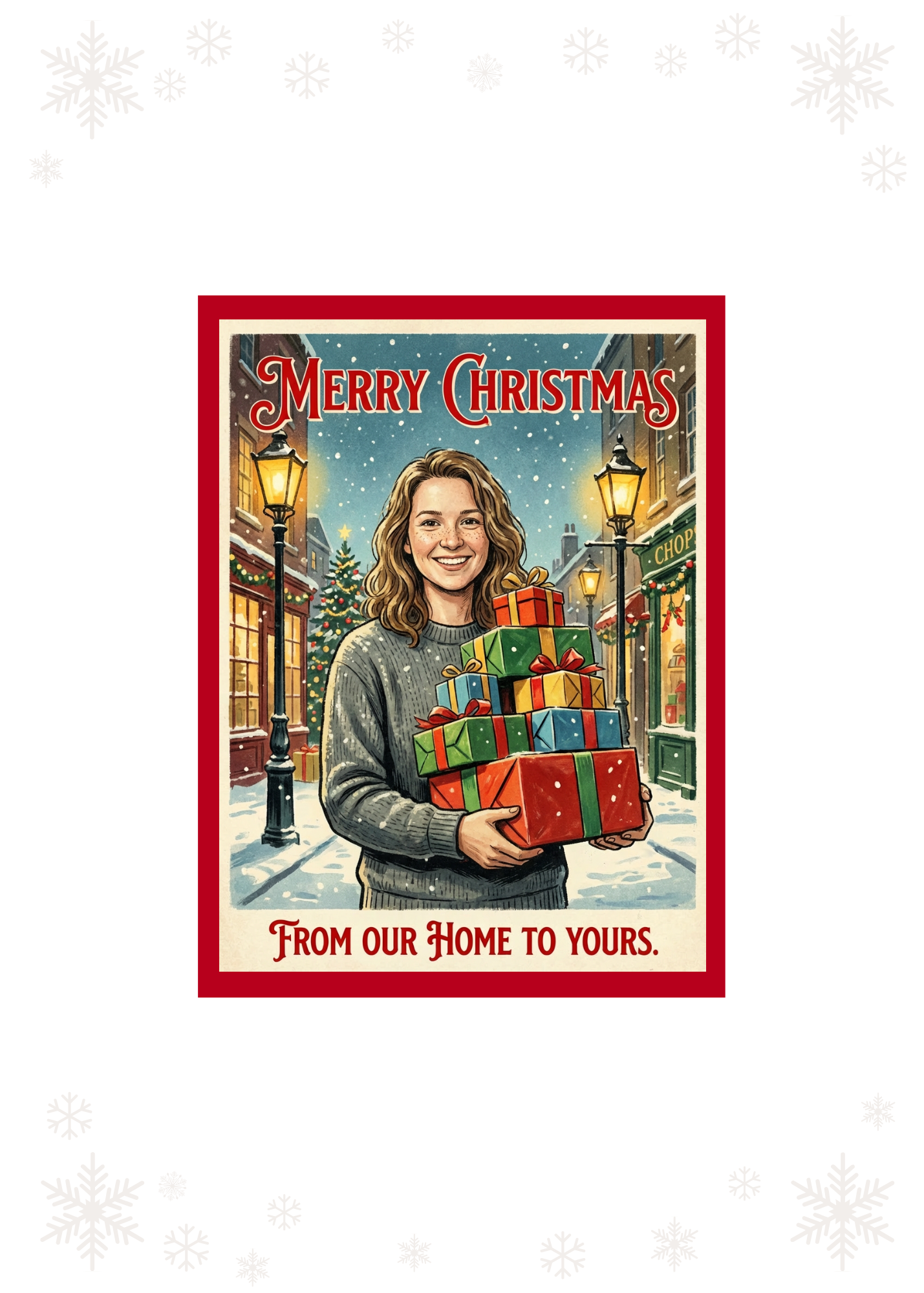 The Holiday Gift Haul Portrait