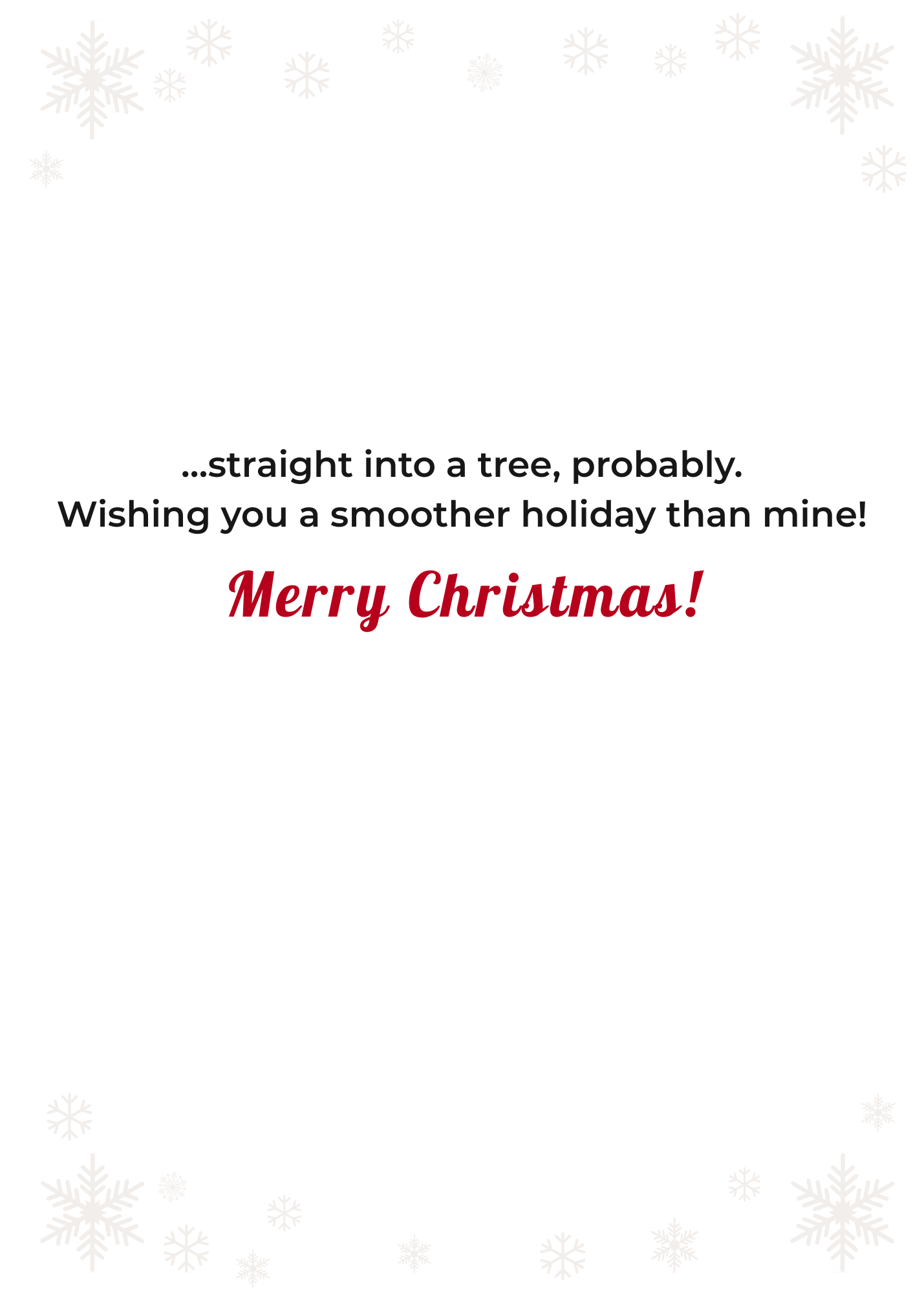 You in a Silly Sleigh Ride