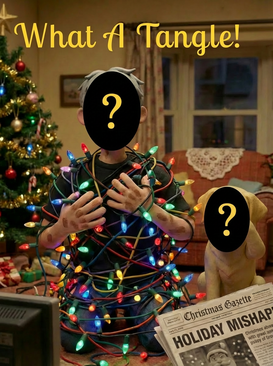 Your Face in a Claymation Holiday Mishap